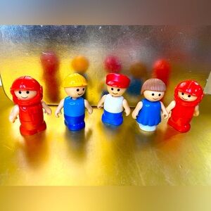 PLAYSKOOL LIL PLAYMATES 80’s GIRL, BOY, CONSTRUCTION WORKER, SPACE ASTRONAUTS 5